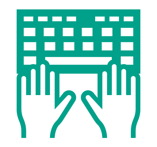タイピングと学習のアイコン